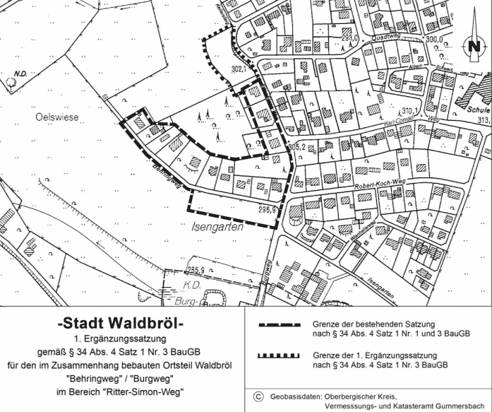 Bauleitplanung Ritter-Simon-Weg Waldbröl