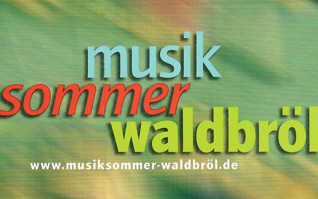 Musik Sommer Waldbröl / Open-Air-Singen auf dem Zuccalmaglio-Platz