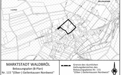 Bebauungsplan Nr. 115 „(Ober-) Geilenkausen Nordwest“ der Marktstadt Waldbröl nach § 13b BauGB i.V.m. § 13a BauGB