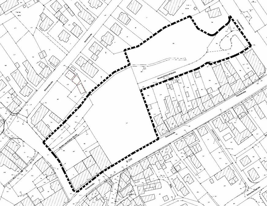 Bebauungsplan Nr. 10.G „Nümbrechter Straße/Kaiserstraße – Merkurareal“ als Bebauungsplan der Innenentwicklung