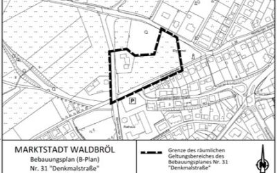Bebauungsplan Nr. 31 „Denkmalstraße“ der Marktstadt Waldbröl nach § 13b BauGB i.V.m. § 13a BauGB