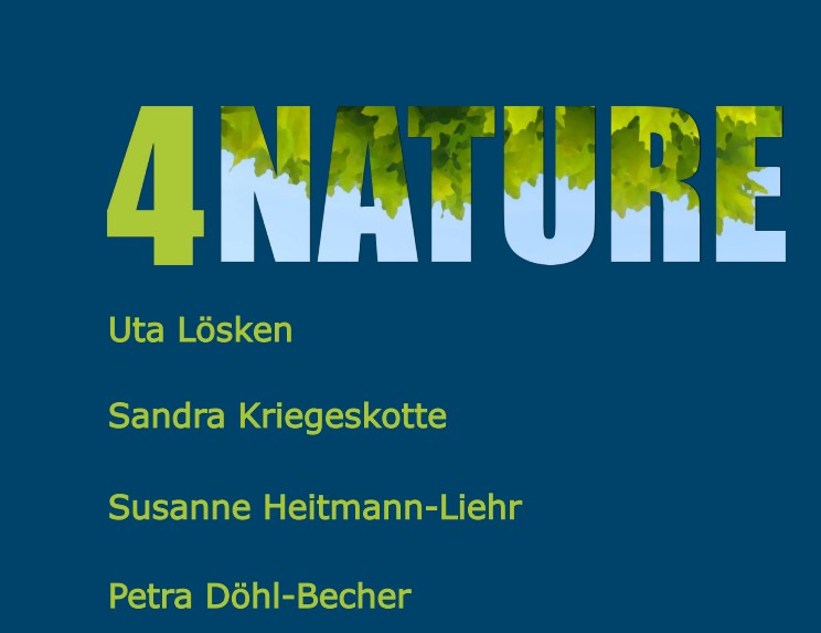 Herzliche Einladung zur Ausstellung 4NATURE – 4 Künstlerinnen zum Umgang mit Natur, Umwelt, Klimakrise