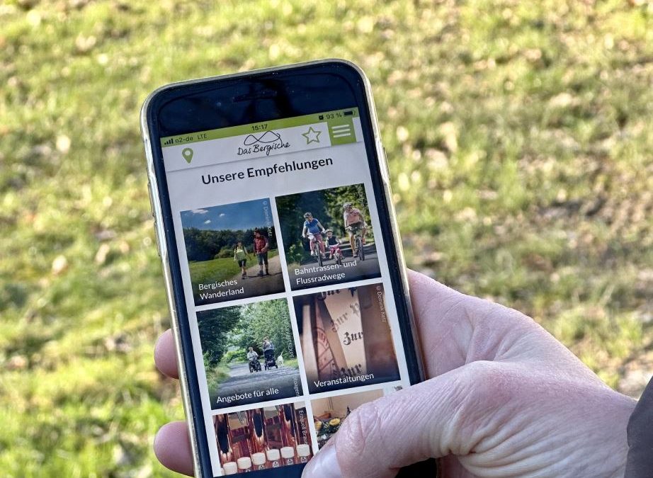 Der digitale Reiseführer für die Hosentasche – „Das Bergische“ veröffentlicht Web-App für Ausflüge in der Region