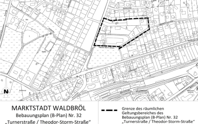 Bebauungsplan der Innenentwicklung Nr. 32 „Turnerstraße / Theodor-Storm-Straße“